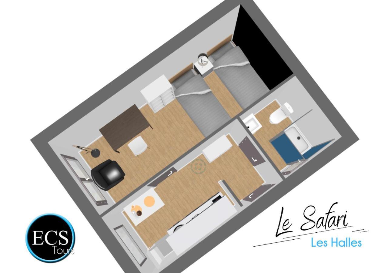 Апартаменты "Le Safari" - 2 Lits - Au Coeur Du Vieux Тур Экстерьер фото
